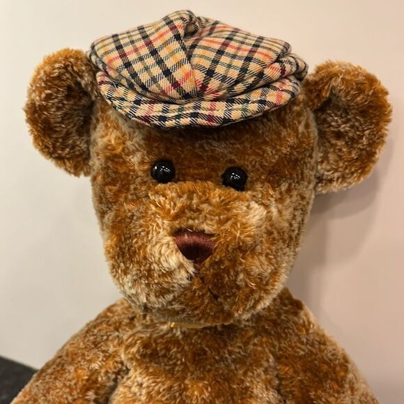 Brown Teddy with Cap & Neck Scarf. Size 16” - Picture 2 of 5